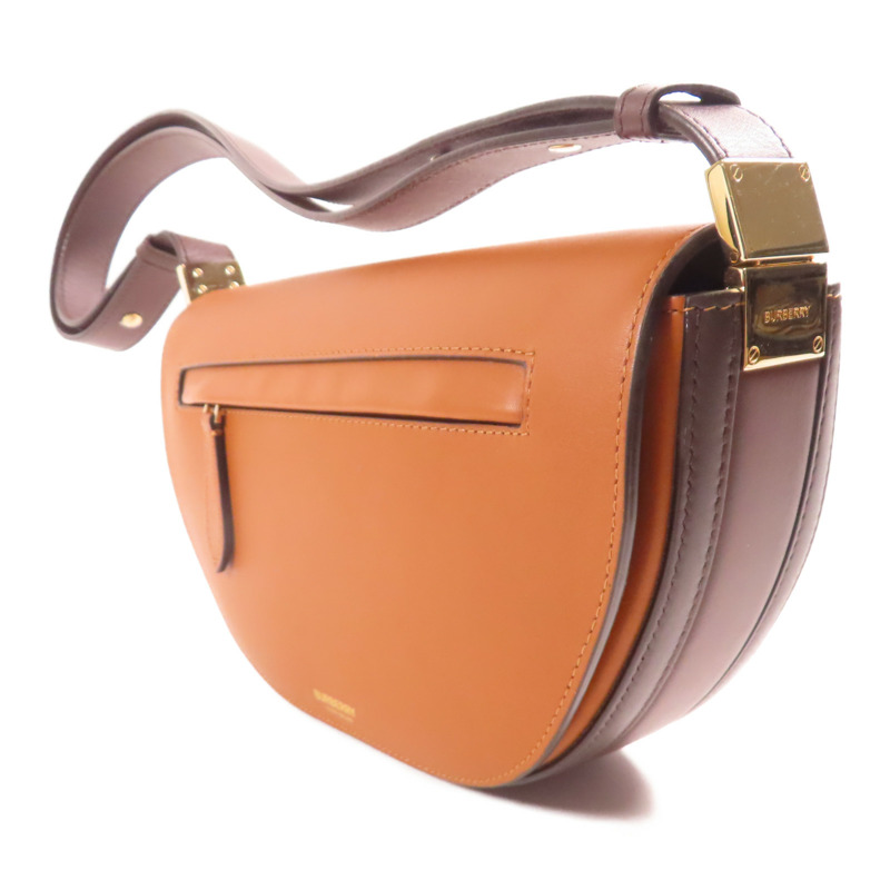 BURBERRY 牛皮皮革Olympia Bag金扣肩背袋-2