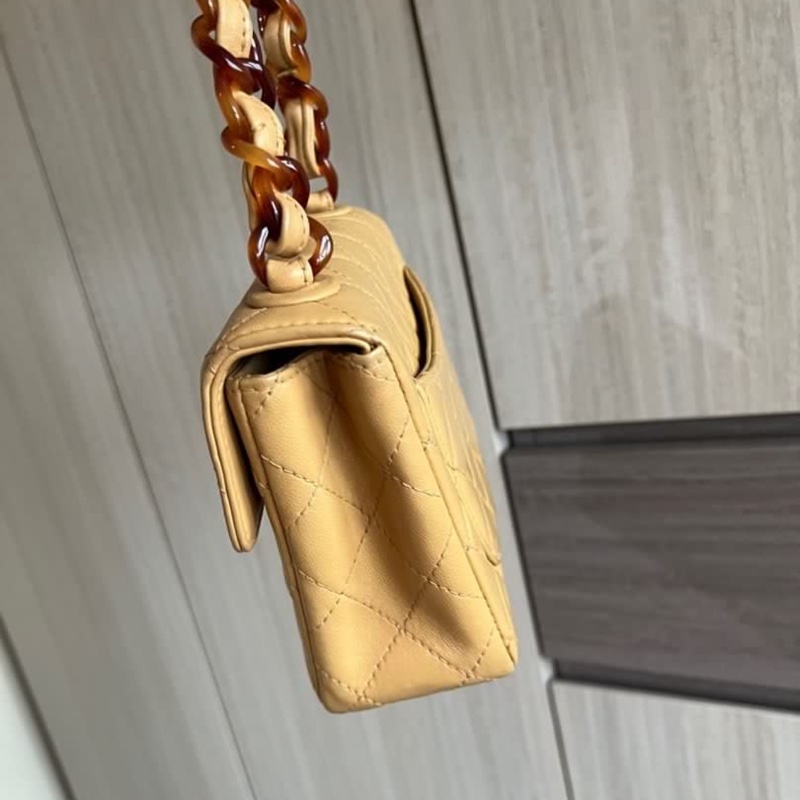 Chanel 香奈兒 中古 玳瑁 方胖子 Vintage Mini square-2