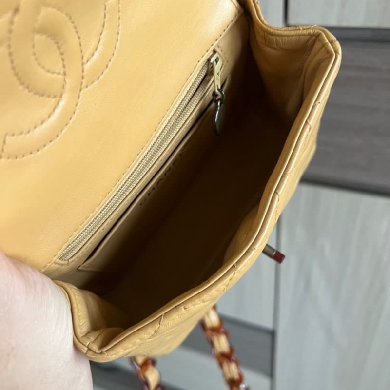 Chanel 香奈兒 中古 玳瑁 方胖子 Vintage Mini square-8
