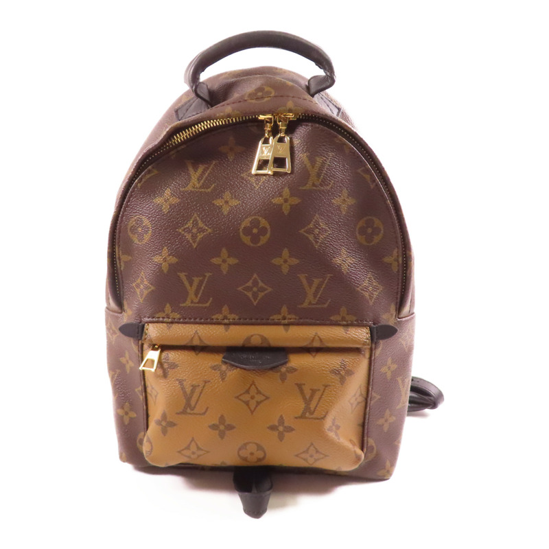 LOUIS VUITTON Monogram Palm Springs PM金扣背包-0