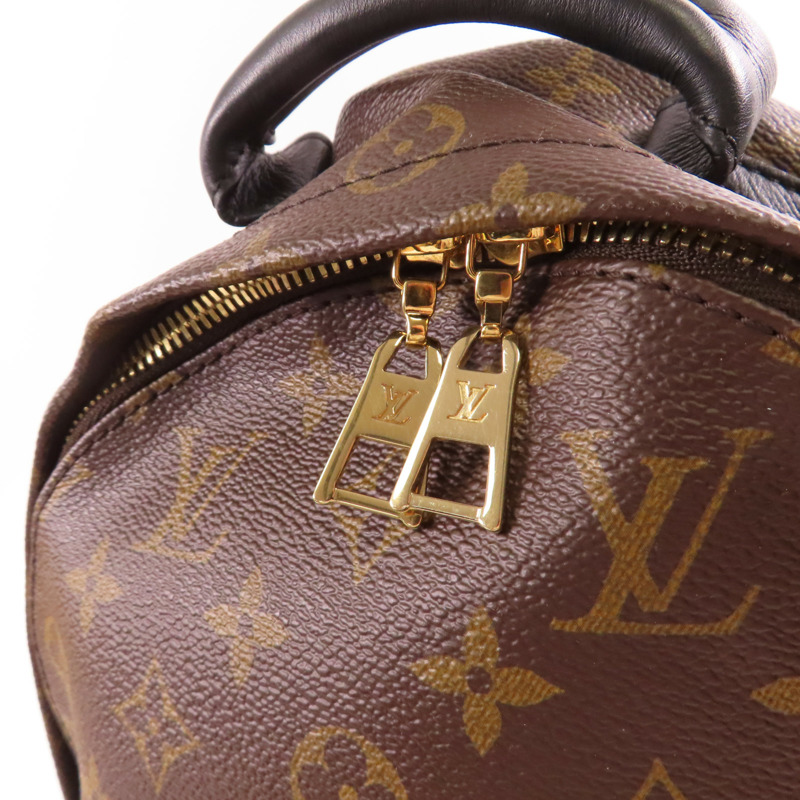 LOUIS VUITTON Monogram Palm Springs PM金扣背包-10