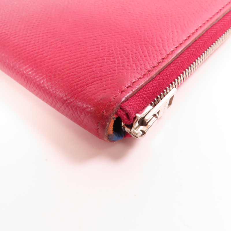 HERMES 【激減優惠】Epsom皮革Silk In銀扣長錢包-6