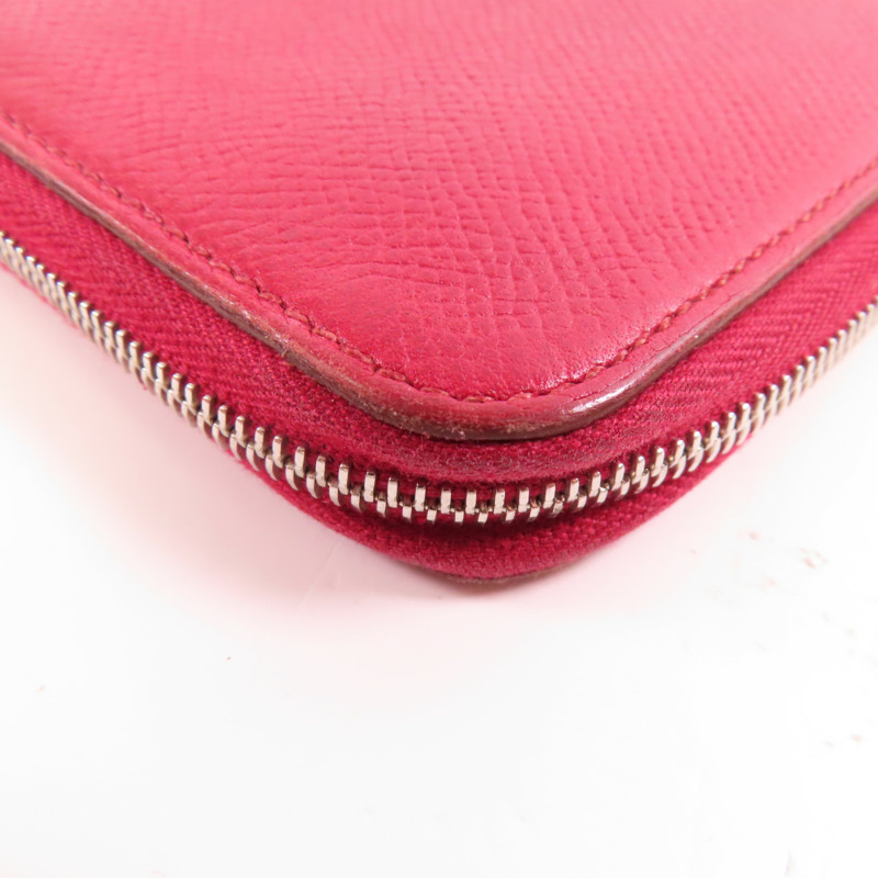 HERMES 【激減優惠】Epsom皮革Silk In銀扣長錢包-9