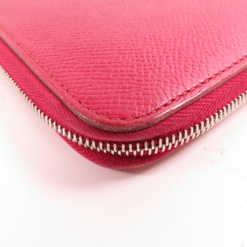 HERMES 【激減優惠】Epsom皮革Silk In銀扣長錢包-10