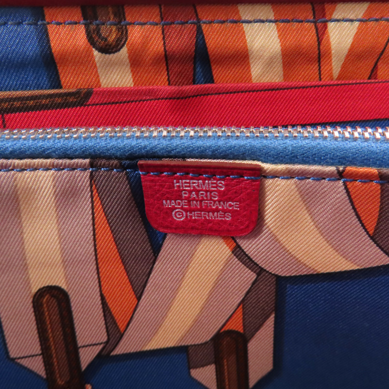 HERMES 【激減優惠】Epsom皮革Silk In銀扣長錢包-13