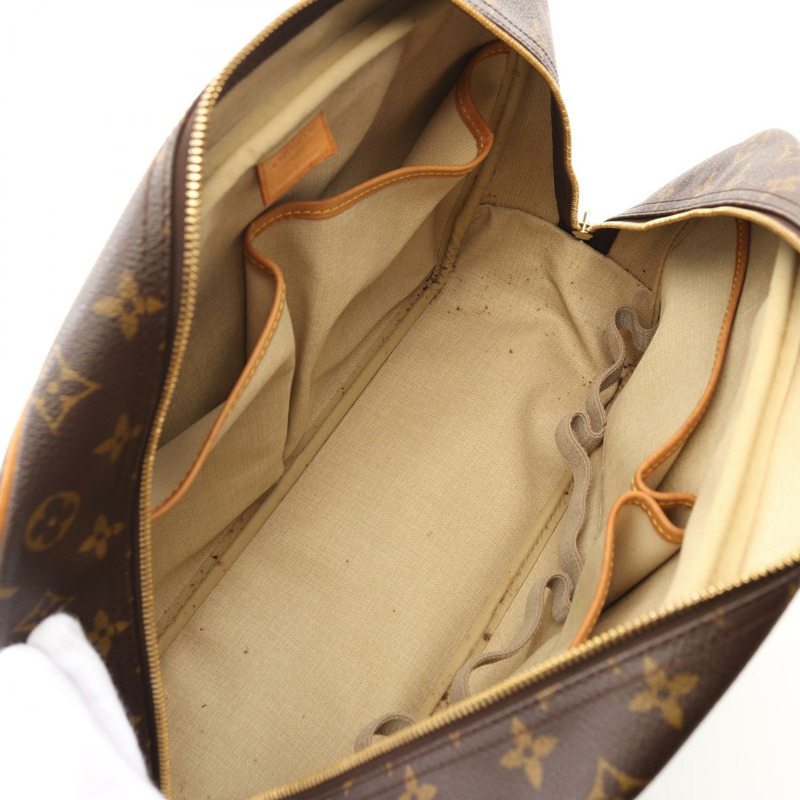 LOUIS VUITTON Deauville Bowling Vanity 手提包 M47270 Monogram 棕色 二手 女款-2