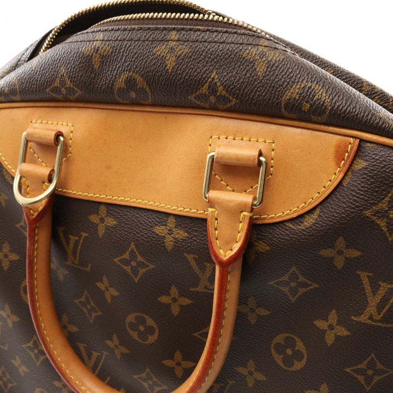 LOUIS VUITTON Deauville Bowling Vanity 手提包 M47270 Monogram 棕色 二手 女款-8