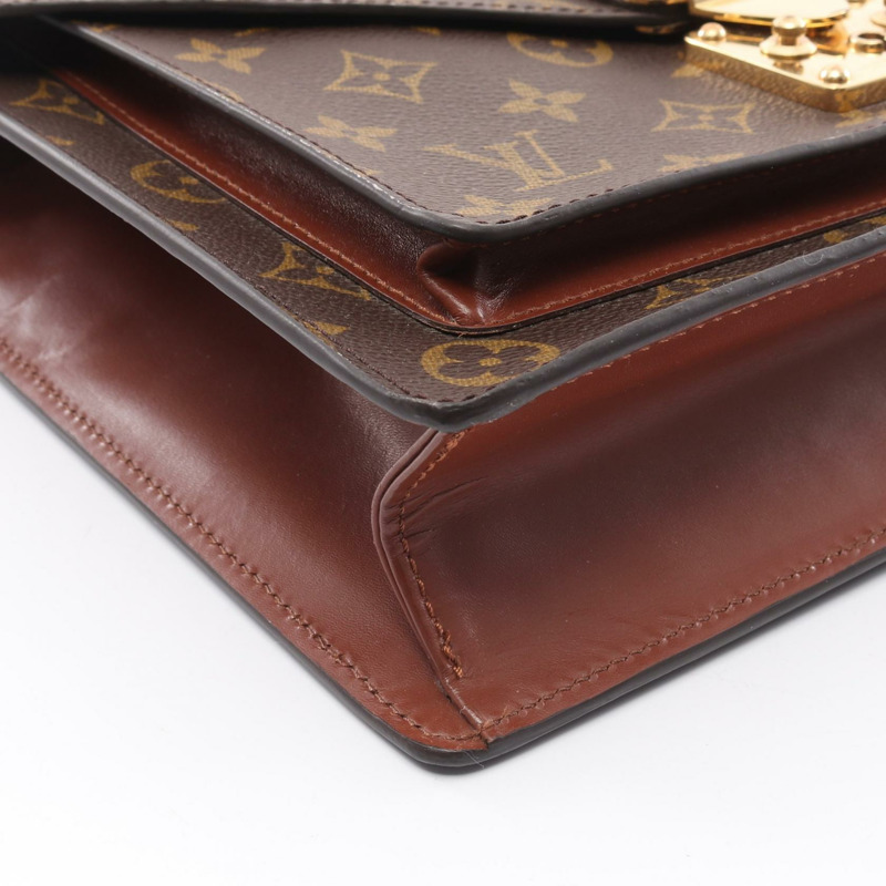路易威登 Monceau 28 兩用手提包 M51185 Monogram 帆布棕色二手女士 LV-5