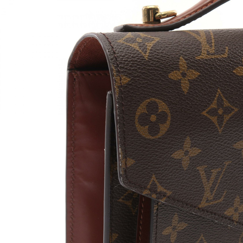 路易威登 Monceau 28 兩用手提包 M51185 Monogram 帆布棕色二手女士 LV-9