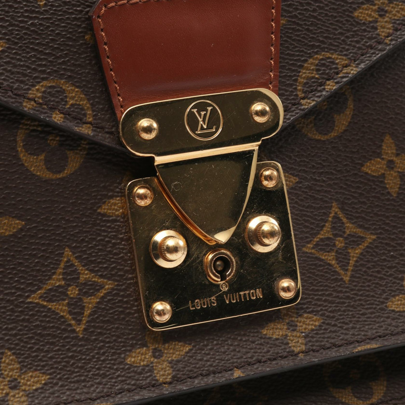 路易威登 Monceau 28 兩用手提包 M51185 Monogram 帆布棕色二手女士 LV-11