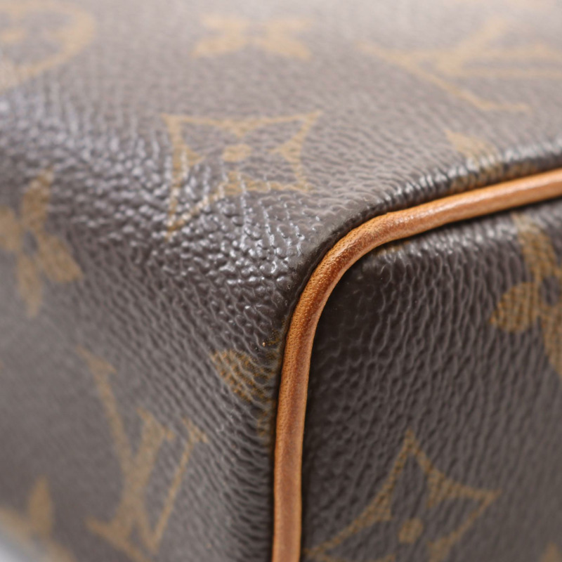 LOUIS VUITTON Recital 單肩包 手提包 M51900 Monogram 帆布 棕色 二手 女款-5