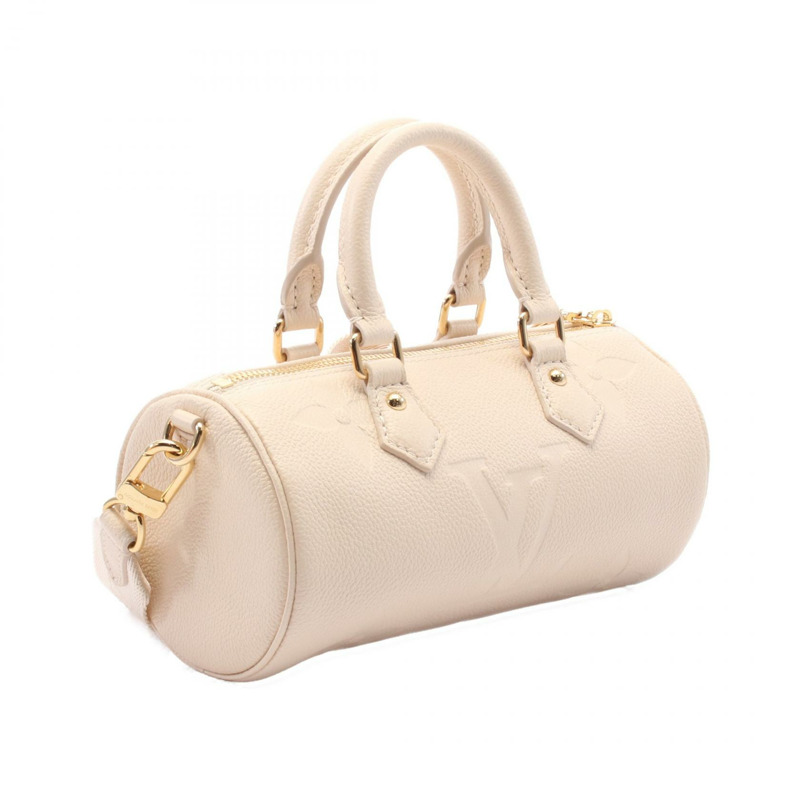 路易威登 Papillon BB 2way 單肩手提包 M45994 Monogram empreinte creme-1