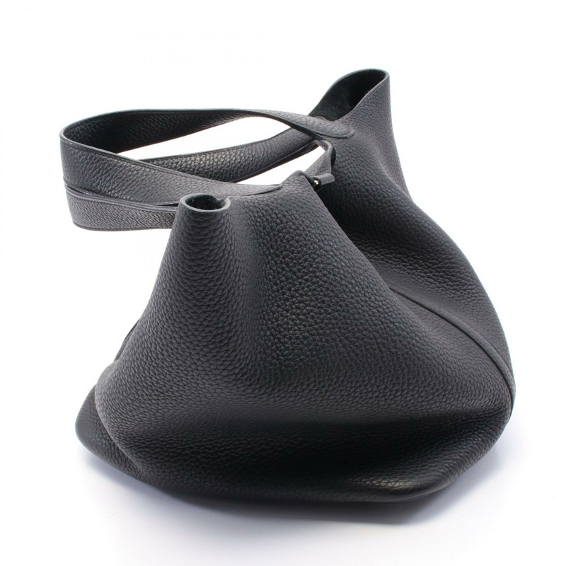 愛馬仕 Picotin Lock MM 手提包 C Taurillon Clemence 黑色 二手 SHW-6