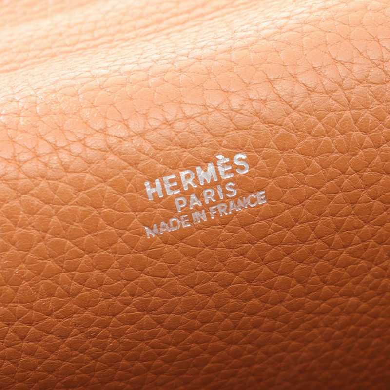 HERMES Victoria 信差單肩斜背包 I Taurillon Clemence 金 SHW-3