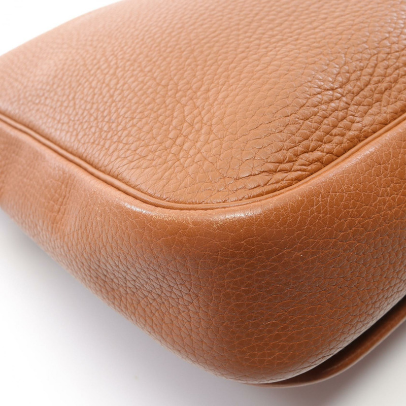 HERMES Victoria 信差單肩斜背包 I Taurillon Clemence 金 SHW-10