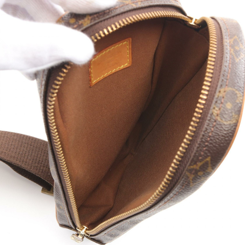 LOUIS VUITTON Pochette Gange 腰包 M51870 Monogram 皮革 棕色 LV-2