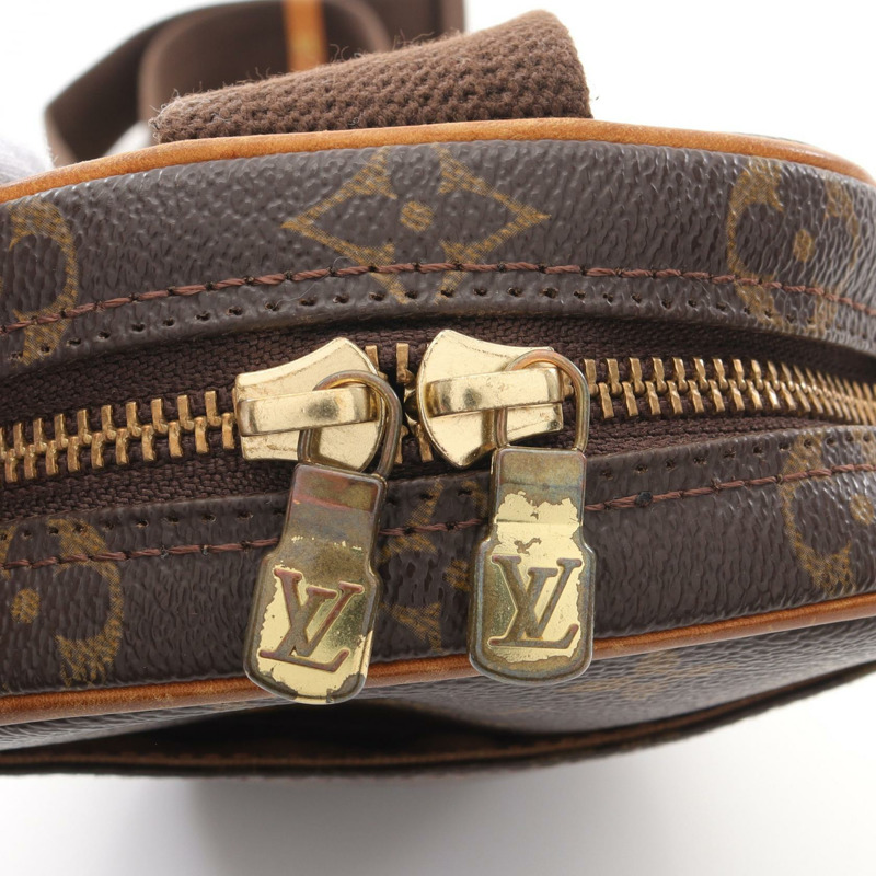 LOUIS VUITTON Pochette Gange 腰包 M51870 Monogram 皮革 棕色 LV-4