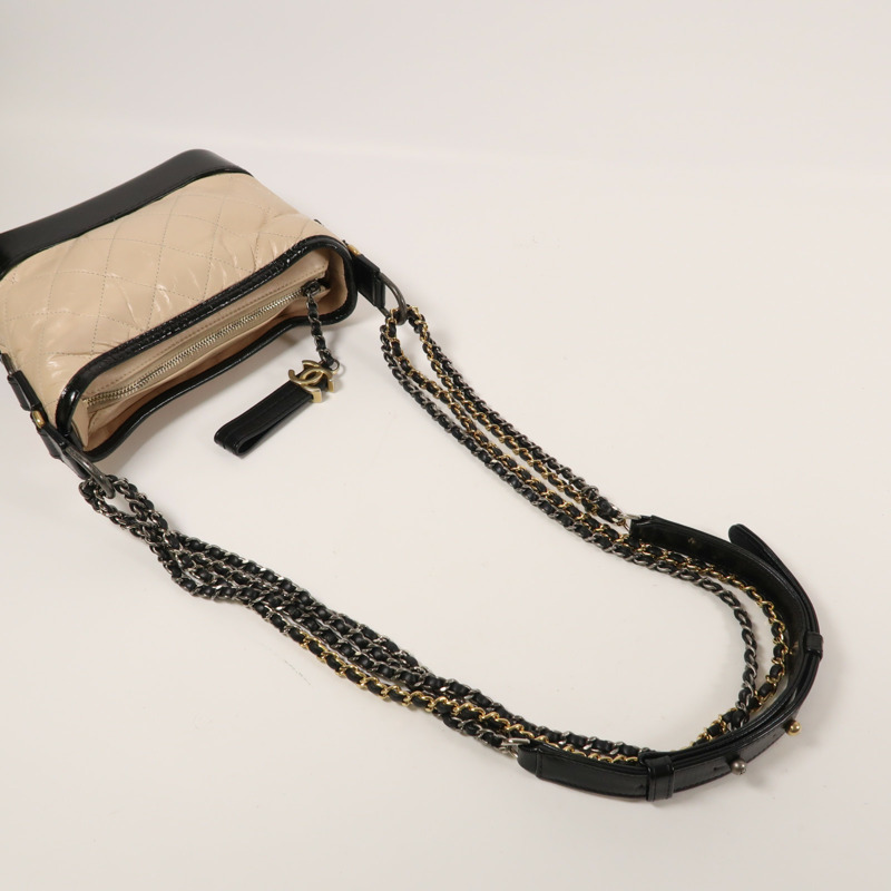 CHANEL 【激減優惠】牛皮皮革Gabrielle Small肩背袋-3