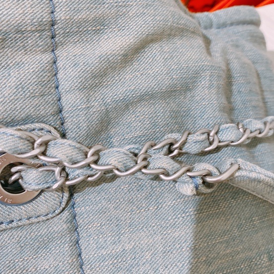TK1664 Chanel 香奈兒23S Deauville 牛仔沙灘托特包Shopping Tote Denim-6