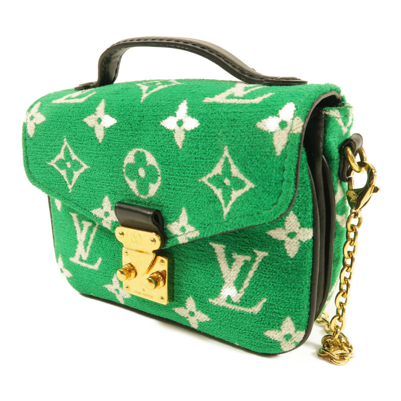 LOUIS VUITTON Monogram jacquard velvet Micro Metis手挽肩背兩用袋-1