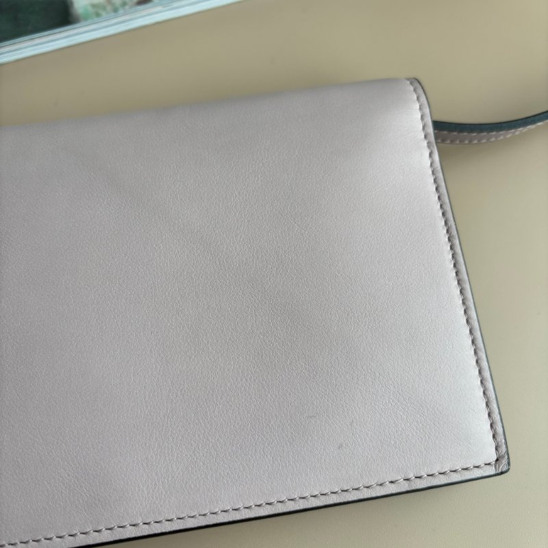 ::GUCCI:: 369664 淡粉紫色 雙G金屬釦式WOC 斜背包側背包 手拿包 晚宴包 功能包-5