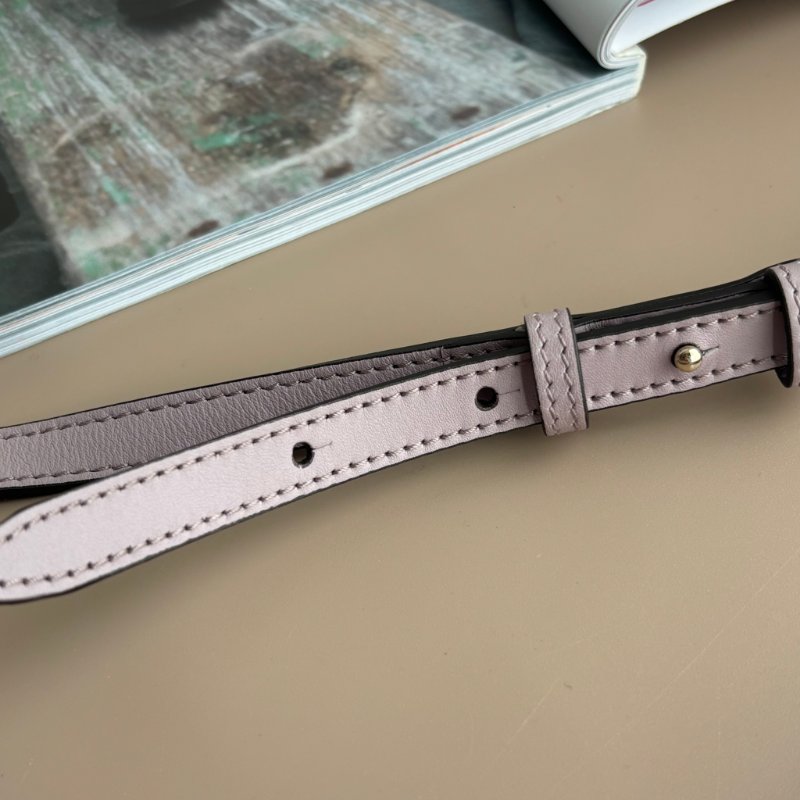 ::GUCCI:: 369664 淡粉紫色 雙G金屬釦式WOC 斜背包側背包 手拿包 晚宴包 功能包-31