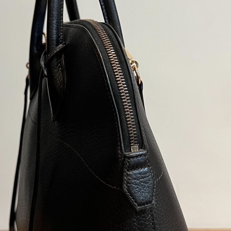 hermes 愛馬仕 bolide 35 黑金 手提包 肩背包 斜背包 側 背包保齡球包-22