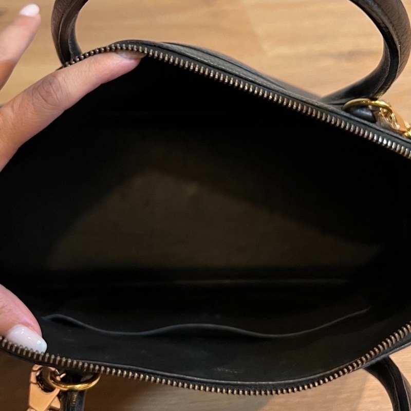 hermes 愛馬仕 bolide 35 黑金 手提包 肩背包 斜背包 側 背包保齡球包-28