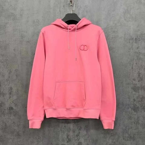 Dior 粉色CD刺繡logo帽t