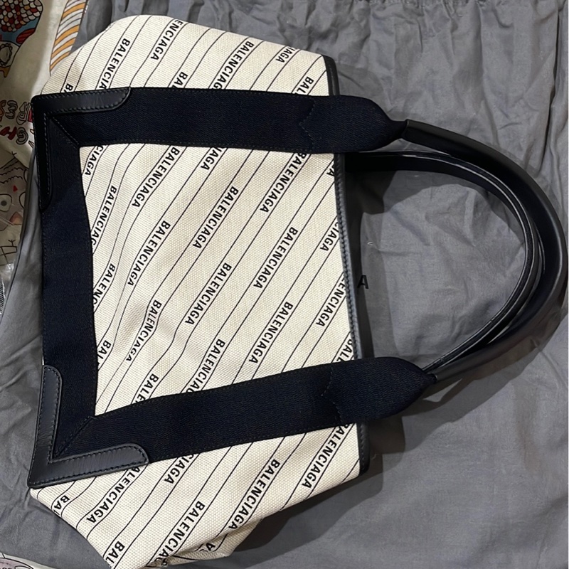 全新 Balenciaga 巴黎世家 滿版文字 子母包托特包（絕版特賣）-8