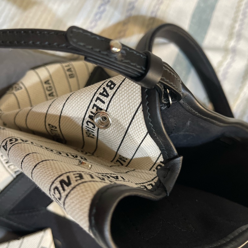 全新 Balenciaga 巴黎世家 滿版文字 子母包托特包（絕版特賣）-29