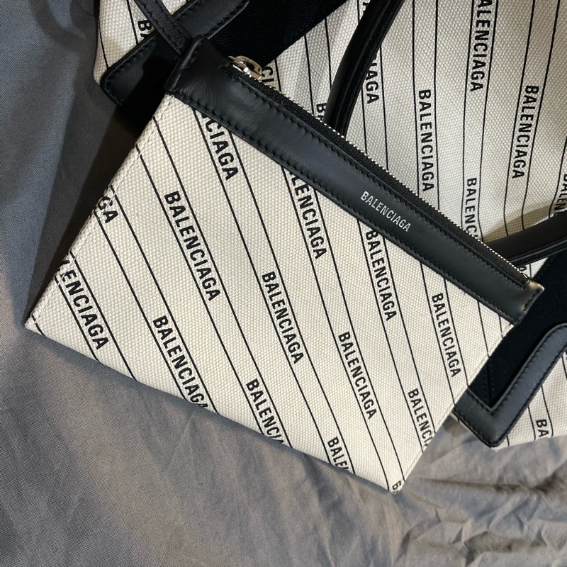 全新 Balenciaga 巴黎世家 滿版文字 子母包托特包（絕版特賣）-30
