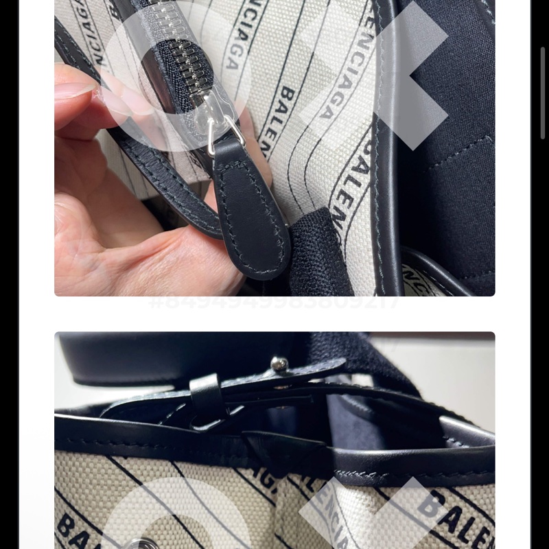 全新 Balenciaga 巴黎世家 滿版文字 子母包托特包（絕版特賣）-16
