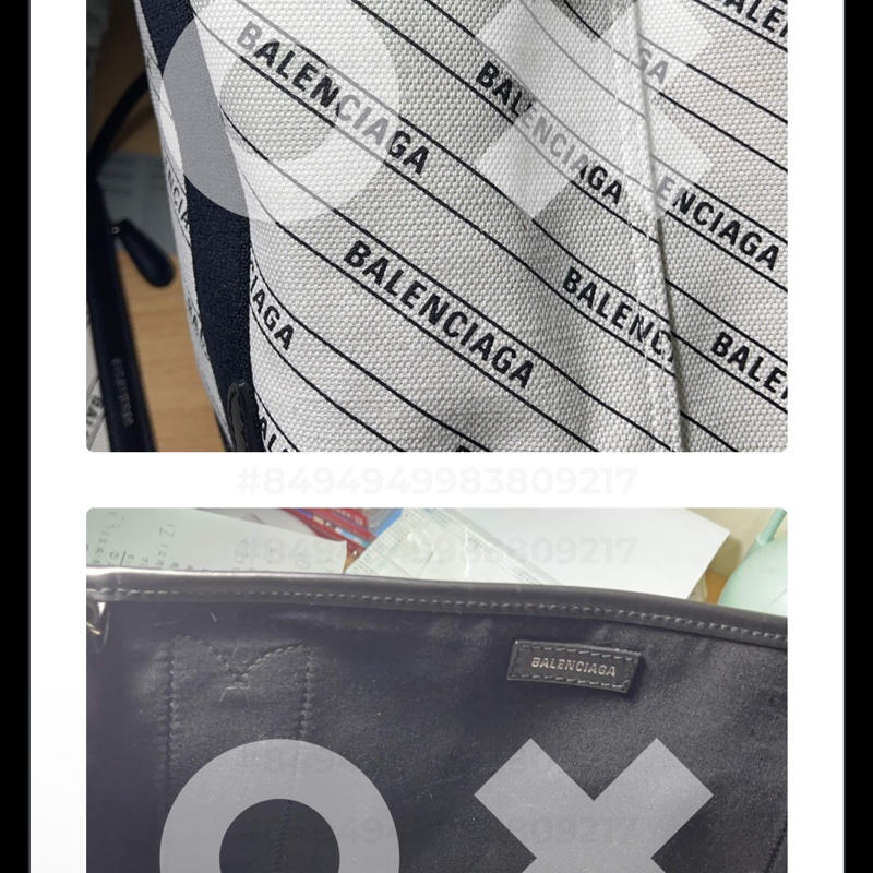 全新 Balenciaga 巴黎世家 滿版文字 子母包托特包（絕版特賣）-23