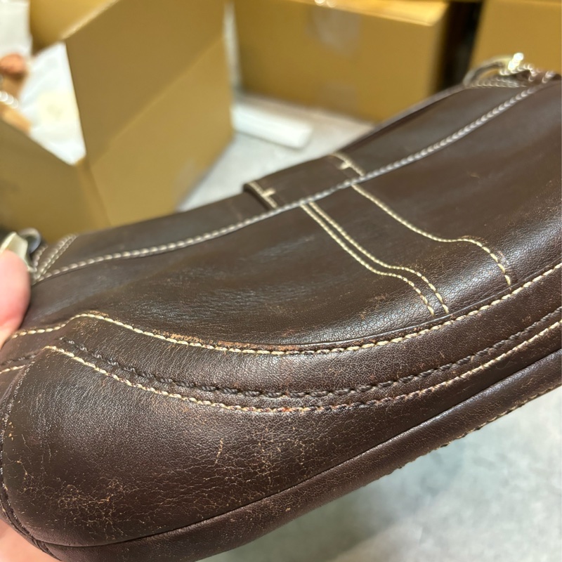 🏷️ Coach hobo 牛皮-22