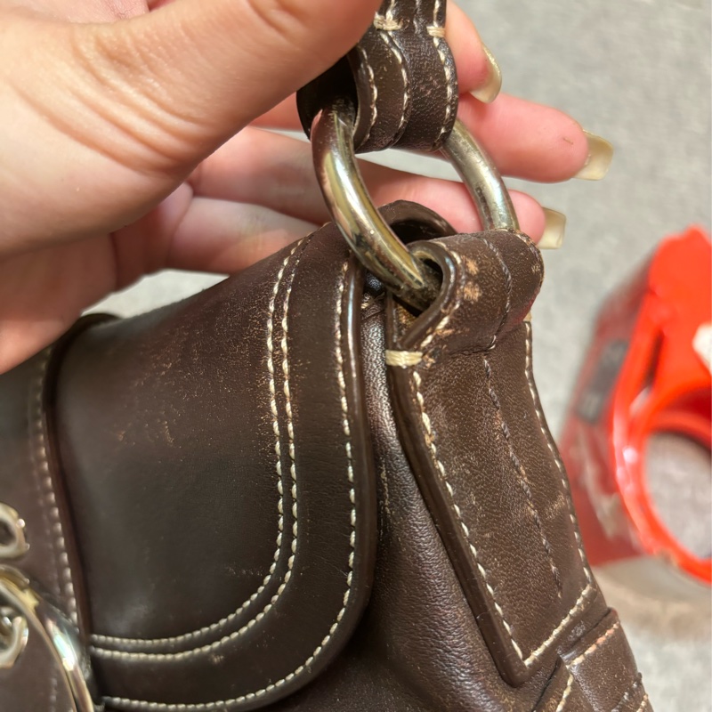 🏷️ Coach hobo 牛皮-36
