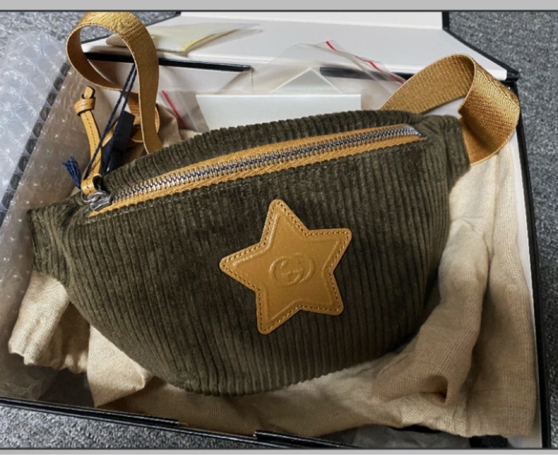 Gucci限量兒童燈芯絨美拉德系列腰包 胸包 斜挎包 肩背包-0