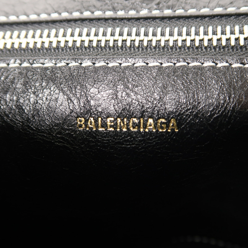 BALENCIAGA 皮革Bazzar Small手挽肩背兩用袋-11