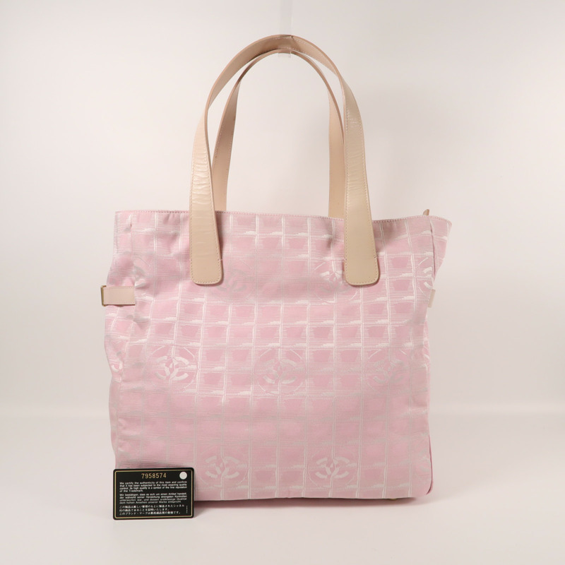 CHANEL 尼龍New Travel Line Tote金扣手挽袋/肩背袋-14