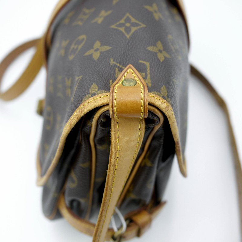 Louis Vuitton 經典SAUMUR 30,小號雙子星,路易威登,LV,斜背包,旅行包,正品,現貨,免運-30