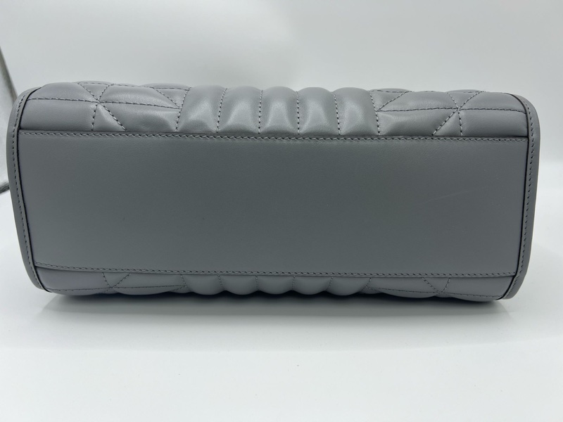 GUCCI 高級大象灰 GG Marmont 絎縫紋 小號托特包-2