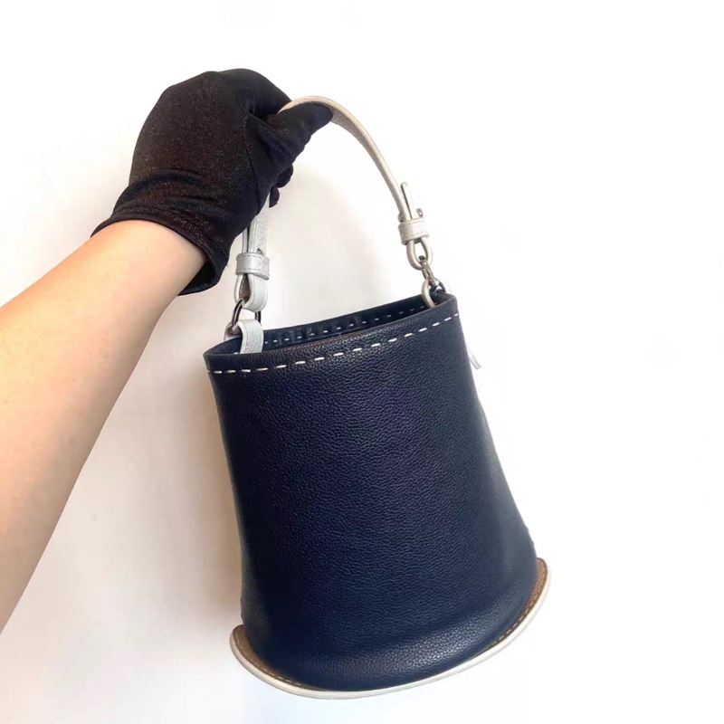 Delvaux pin mini bucket 藍色 水桶包 手提包-2