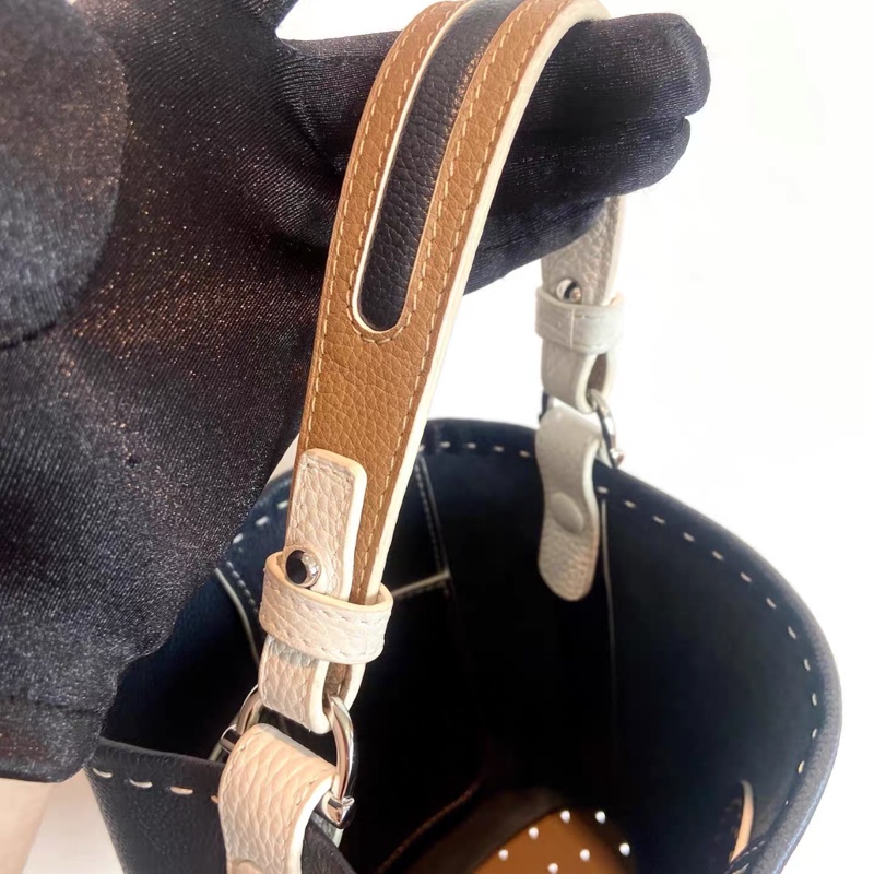 Delvaux pin mini bucket 藍色 水桶包 手提包-4