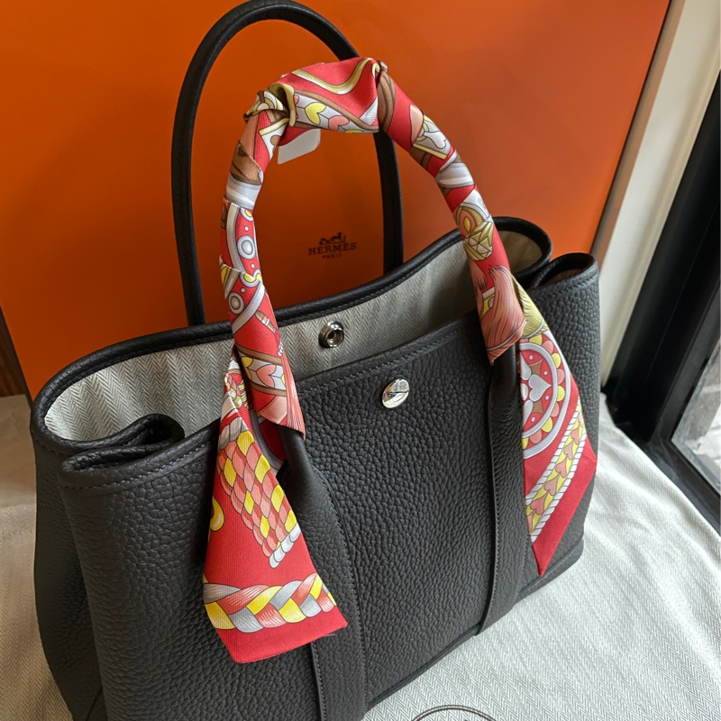 Hermes 愛馬仕 Twilly絲巾 紅色鎖頭💘全新全配-5