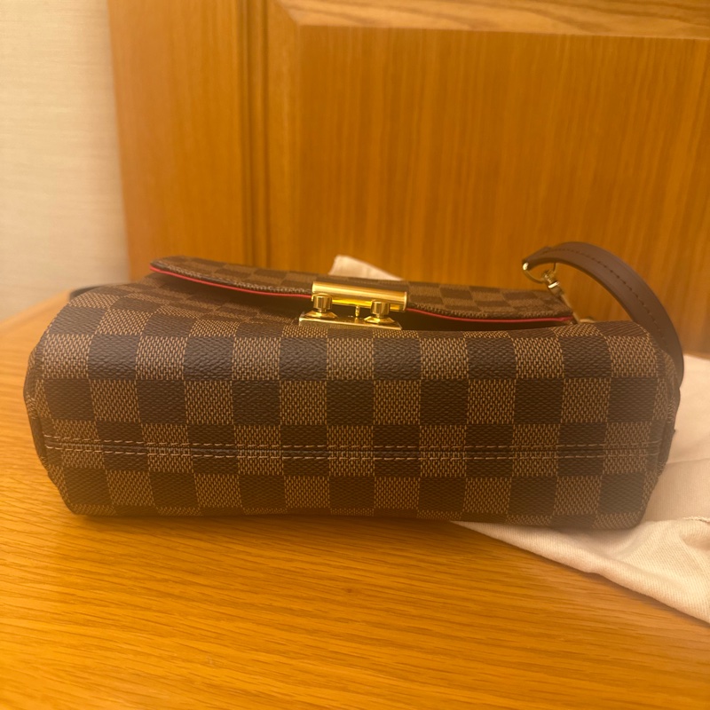 Louis Vuitton Croisette 棋盤手提包-8