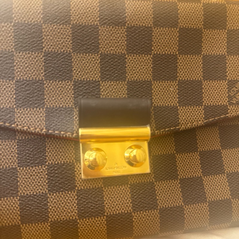 Louis Vuitton Croisette 棋盤手提包-10