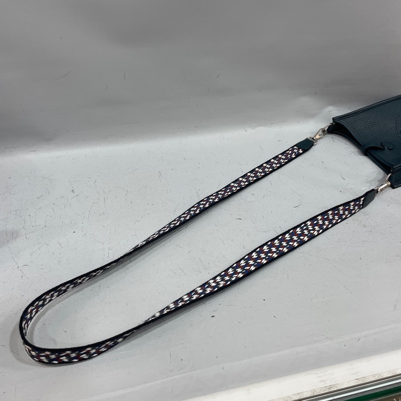 Hermes 松柏綠TC皮銀釦Mini Evelyne 16 B刻-9