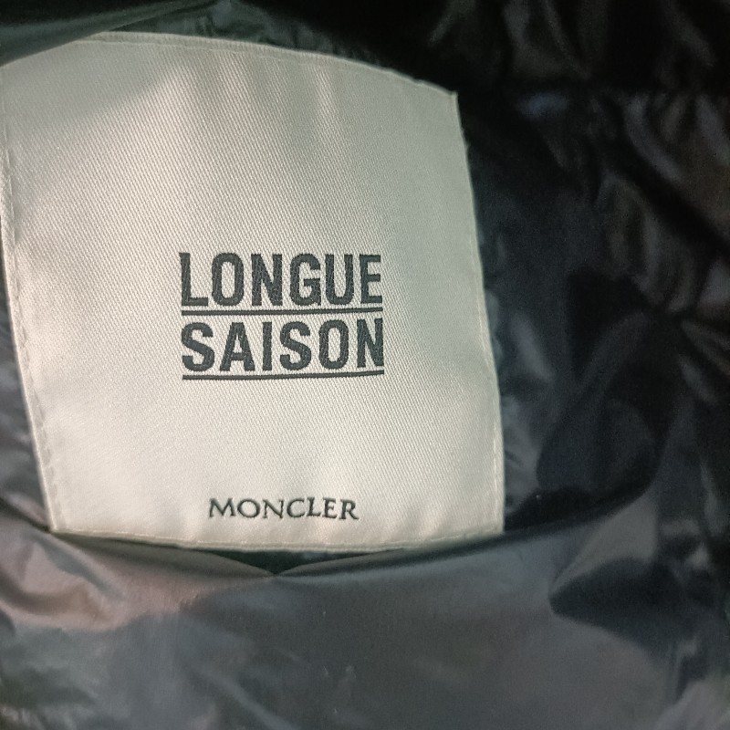 蒙可萊 MONCLER 黑色1號羽絨背心-14