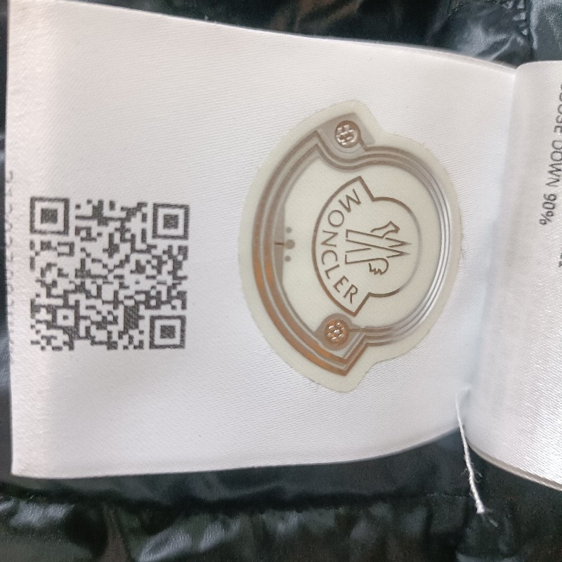 蒙可萊 MONCLER 黑色1號羽絨背心-15