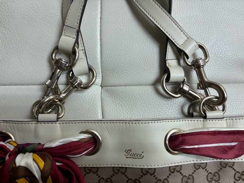gucci 絲巾托特包-30